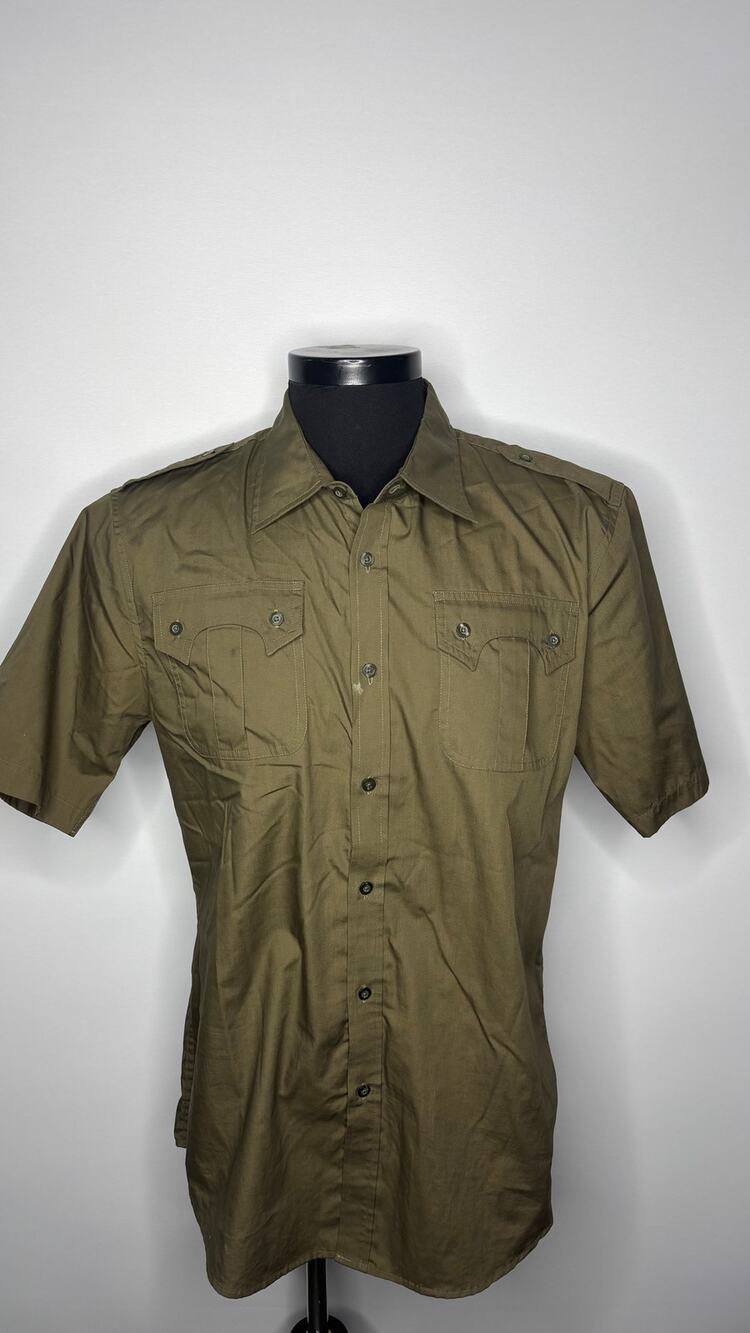 3rd Rail Zoo York Shirt Brown Button Up Horned Pockets Skate Mens XL